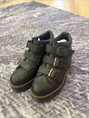 Black Dr Martens Coppola boots, worn twice, size US 8 / UK 6 / EU 39